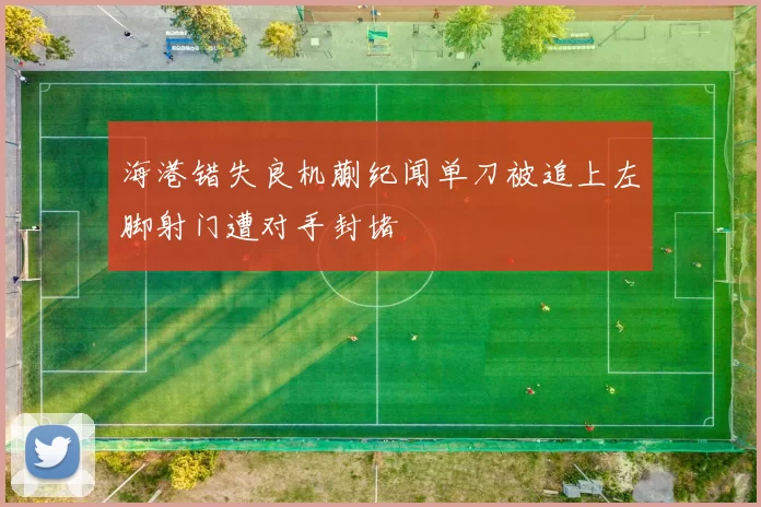 海港错失良机蒯纪闻单刀被追上左脚射门遭对手封堵